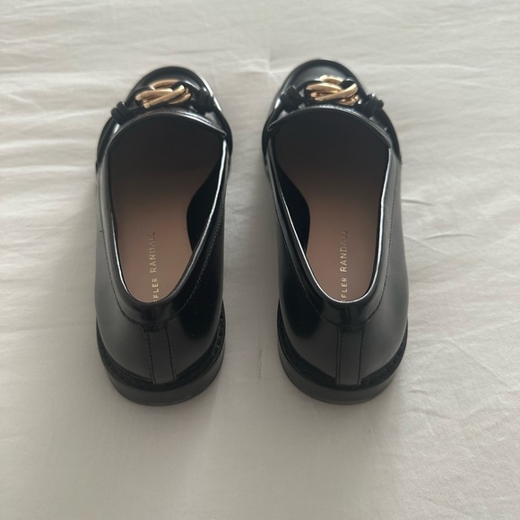 Loeffler Randall Black Flats with Gold Accent - Picture 3 of 6